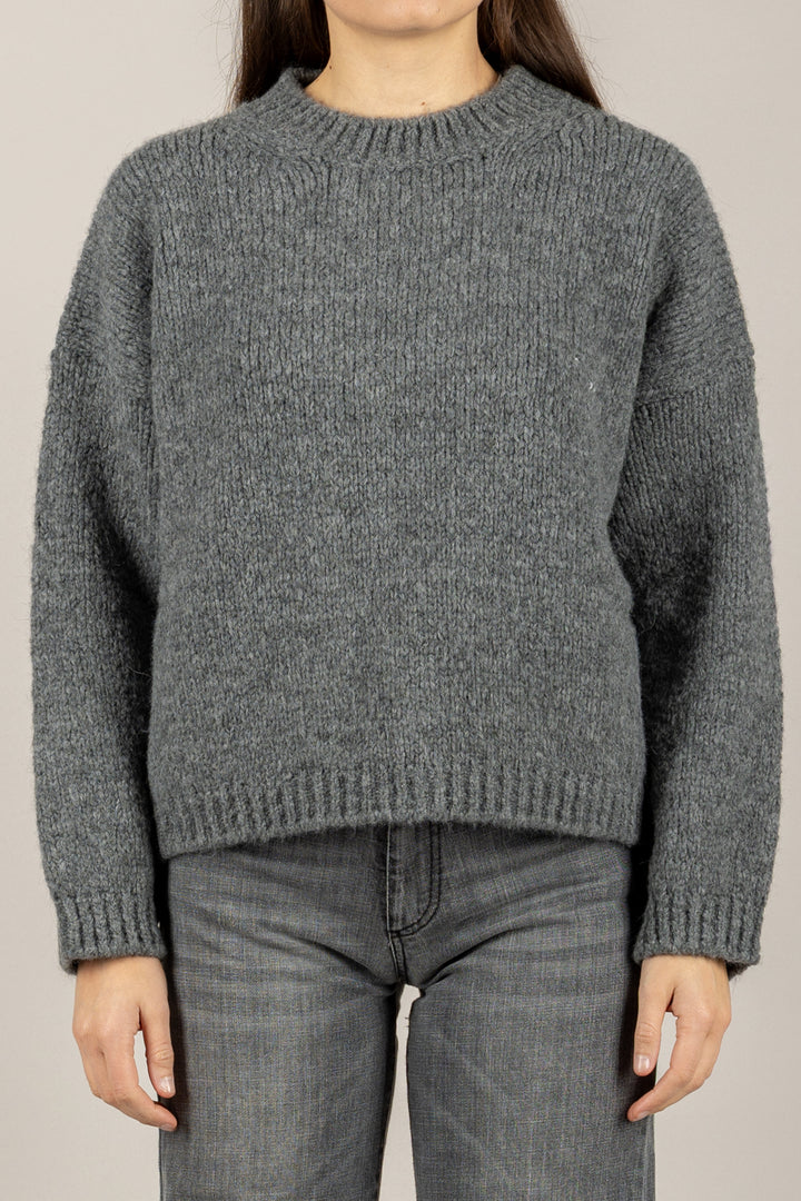 TENSIONE IN - FW25-1112-TI - MAGLIA GIROCOLLO MISTO LANA