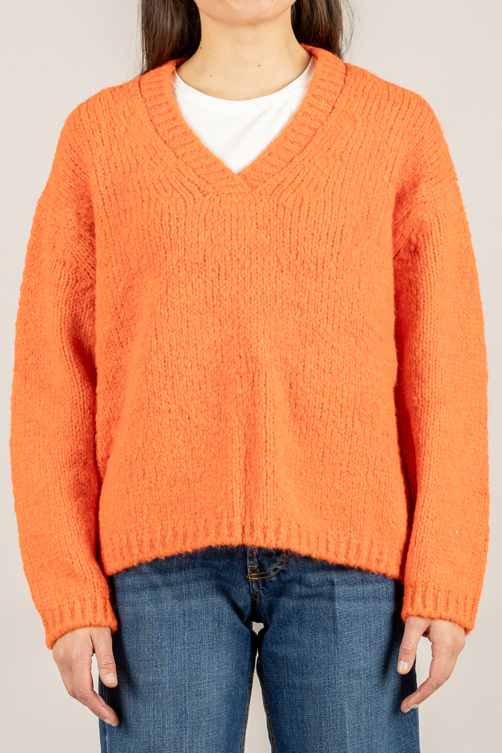 VICOLO - 33063F - MAGLIA SCOLLO A V