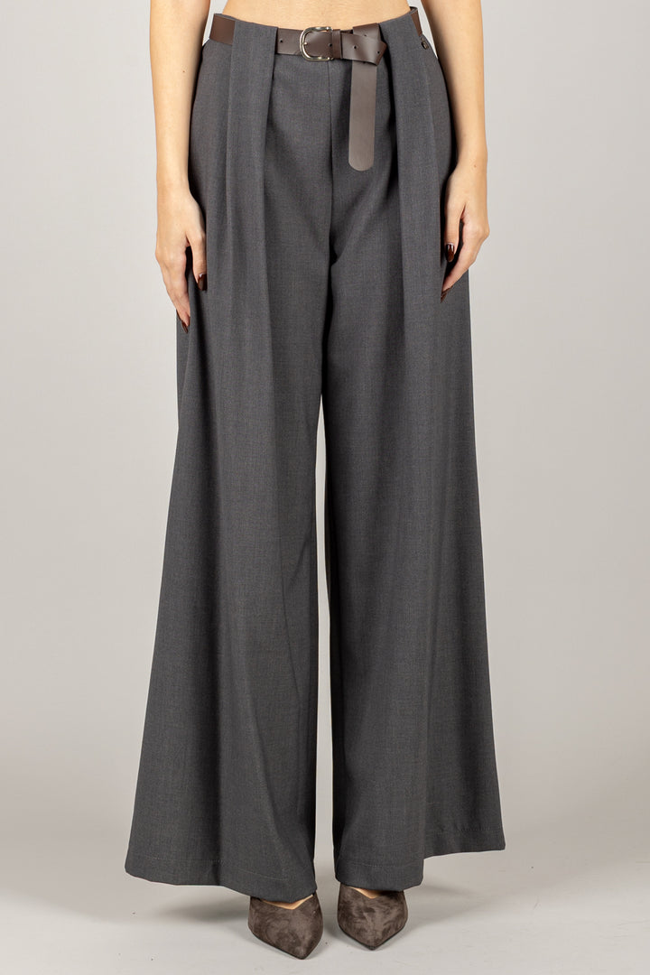 DIXIE - P648Y097 - PANTALONE PALAZZO CON CINTA
