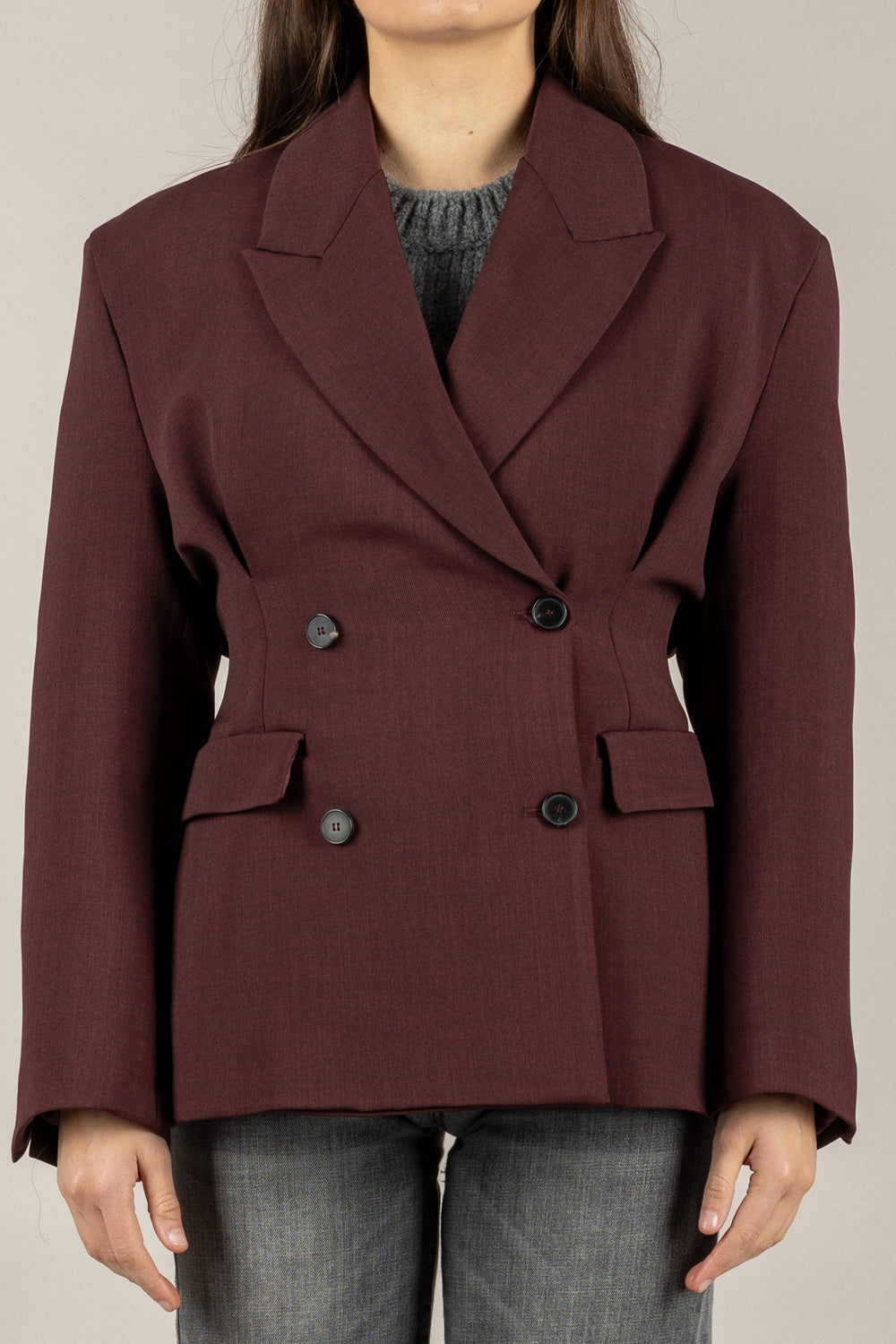 VICOLO - TF0445 - GIACCA DOPPIO PETTO SFIANCATA