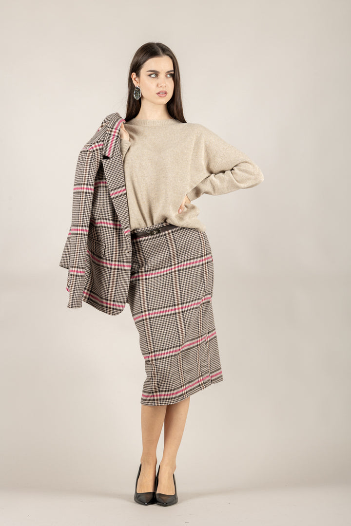 TENSIONE IN - D78756 - MAGLIA SCOLLO A BARCA