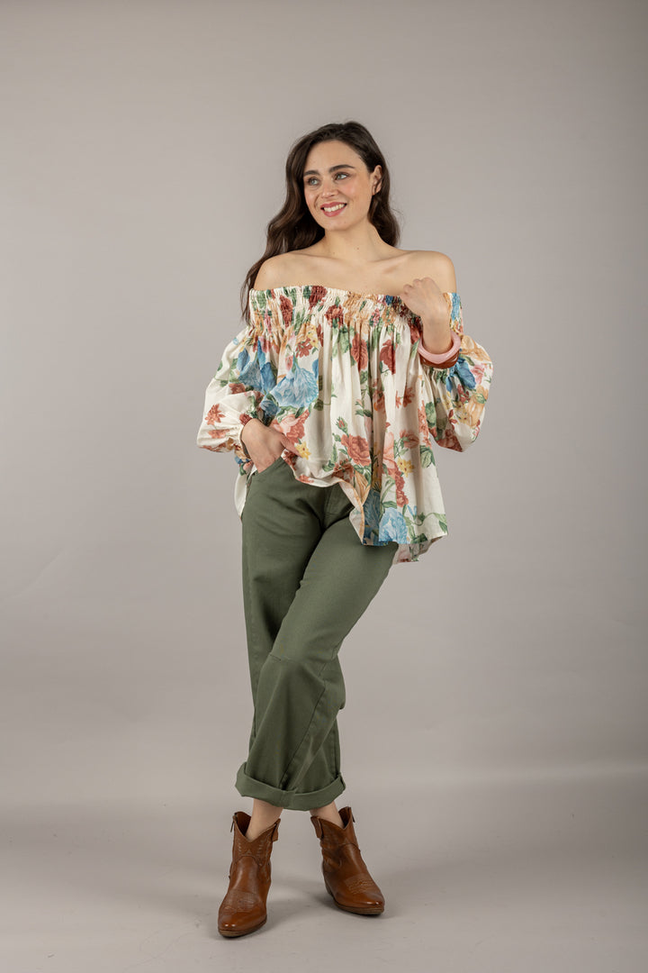 TENSIONE IN - PA5137-GAD - PANTALONE CON CHARM