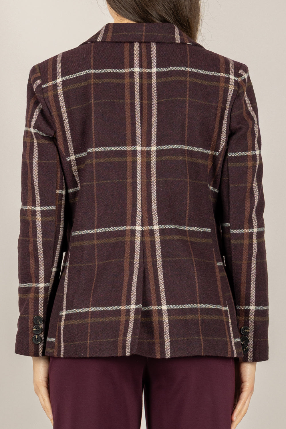 TENSIONE IN - 26B1569 - GIACCA QUADRI MONOPETTO