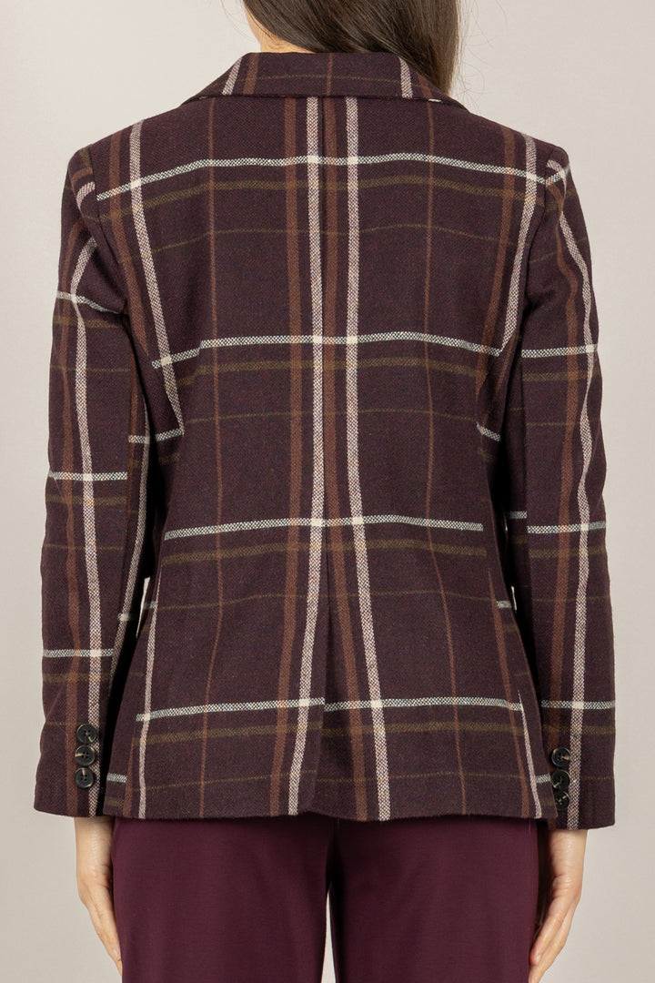 TENSIONE IN - 26B1569 - GIACCA QUADRI MONOPETTO