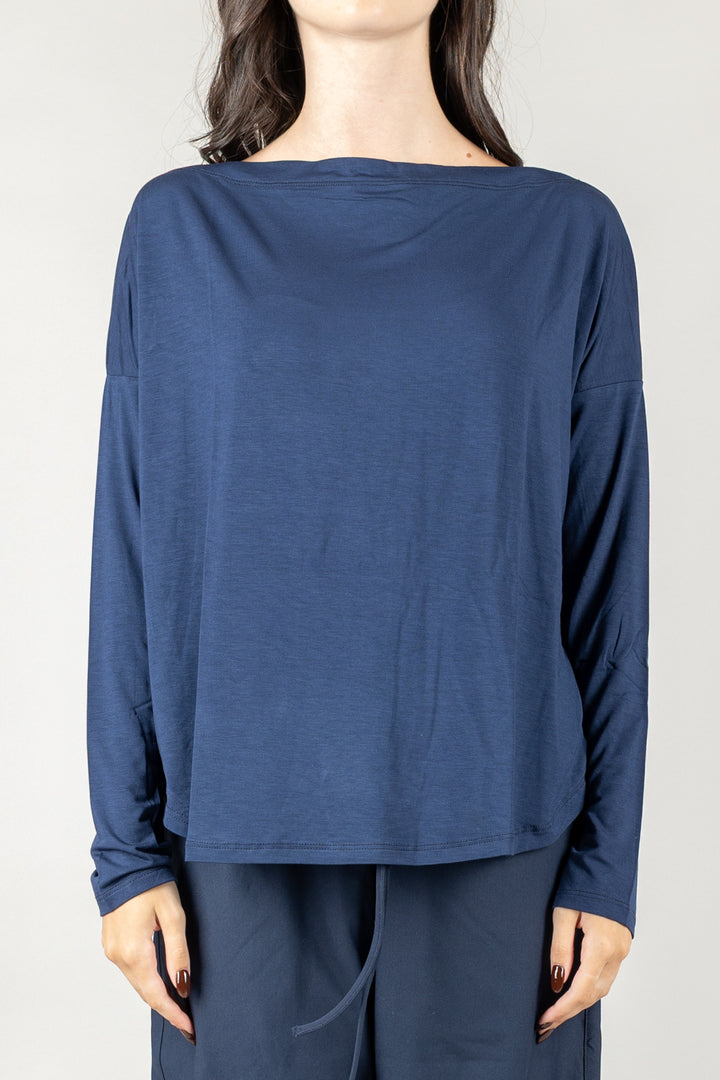 KONTATTO - MR5003C - MAGLIA OVER SCOLLO A BARCA