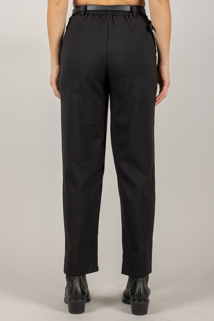 TENSIONE IN - 26P1133 - PANTALONE A SIGARETTA CON CINTA
