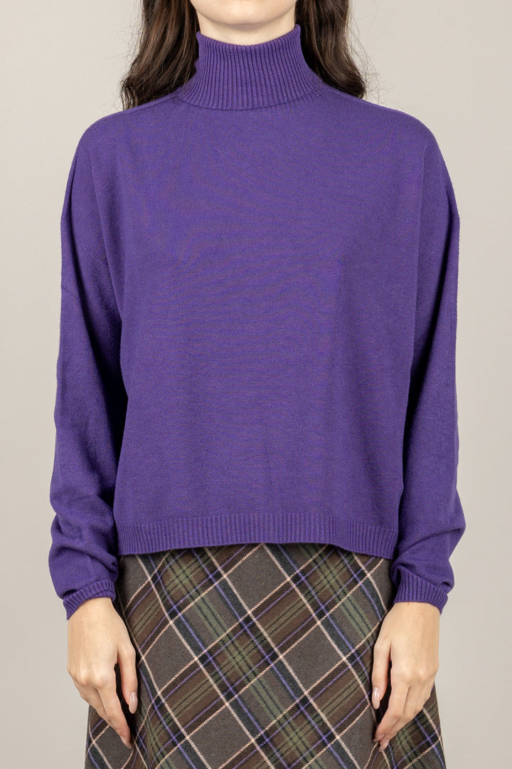 VICOLO - 22203F - MAGLIA A COLLO ALTO