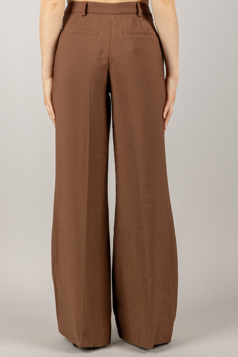TENSIONE IN - 25P7454 - PANTALONE PALAZZO CON TASCHE