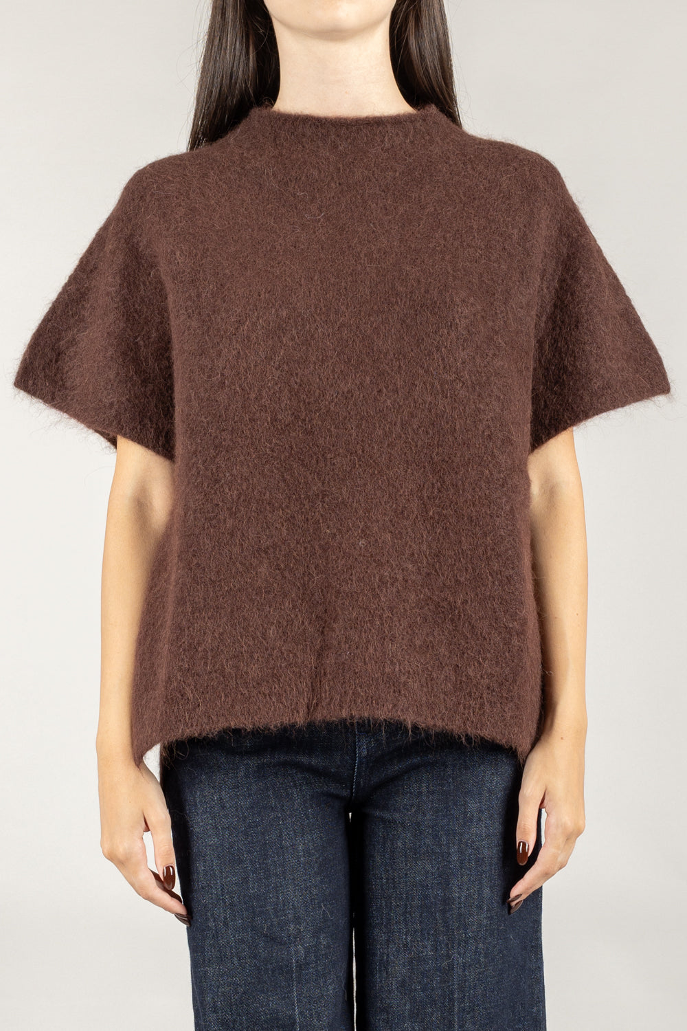 KONTATTO - 3M0874C - PONCHO MEZZA MANICA GIROCOLLO