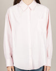 TENSIONE IN - 26C3732 - CAMICIA A RIGHE ROSA OVER