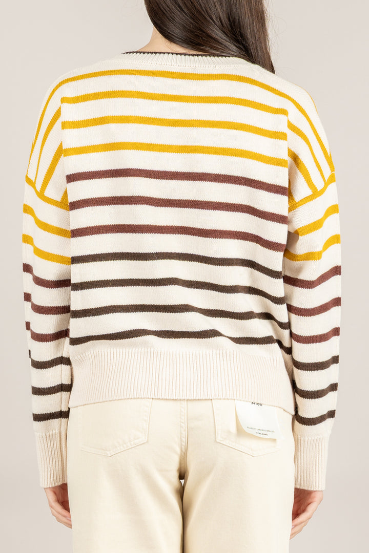 VICOLO - 77357F - MAGLIA A RIGHE