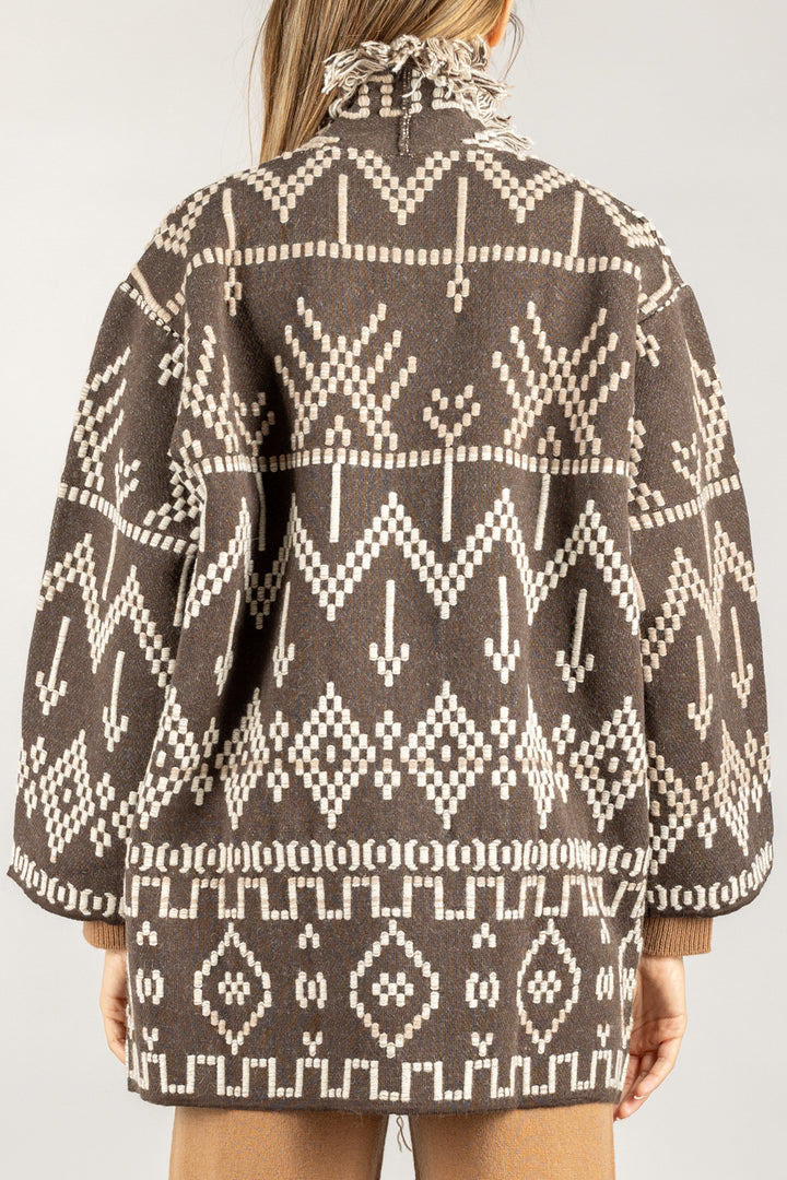 TENSIONE IN - W5HMG43A400 - CARDIGAN ETNICO