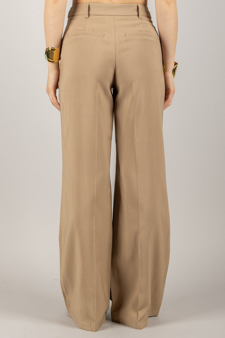 TENSIONE IN - 25P7454 - PANTALONE PALAZZO CON TASCHE