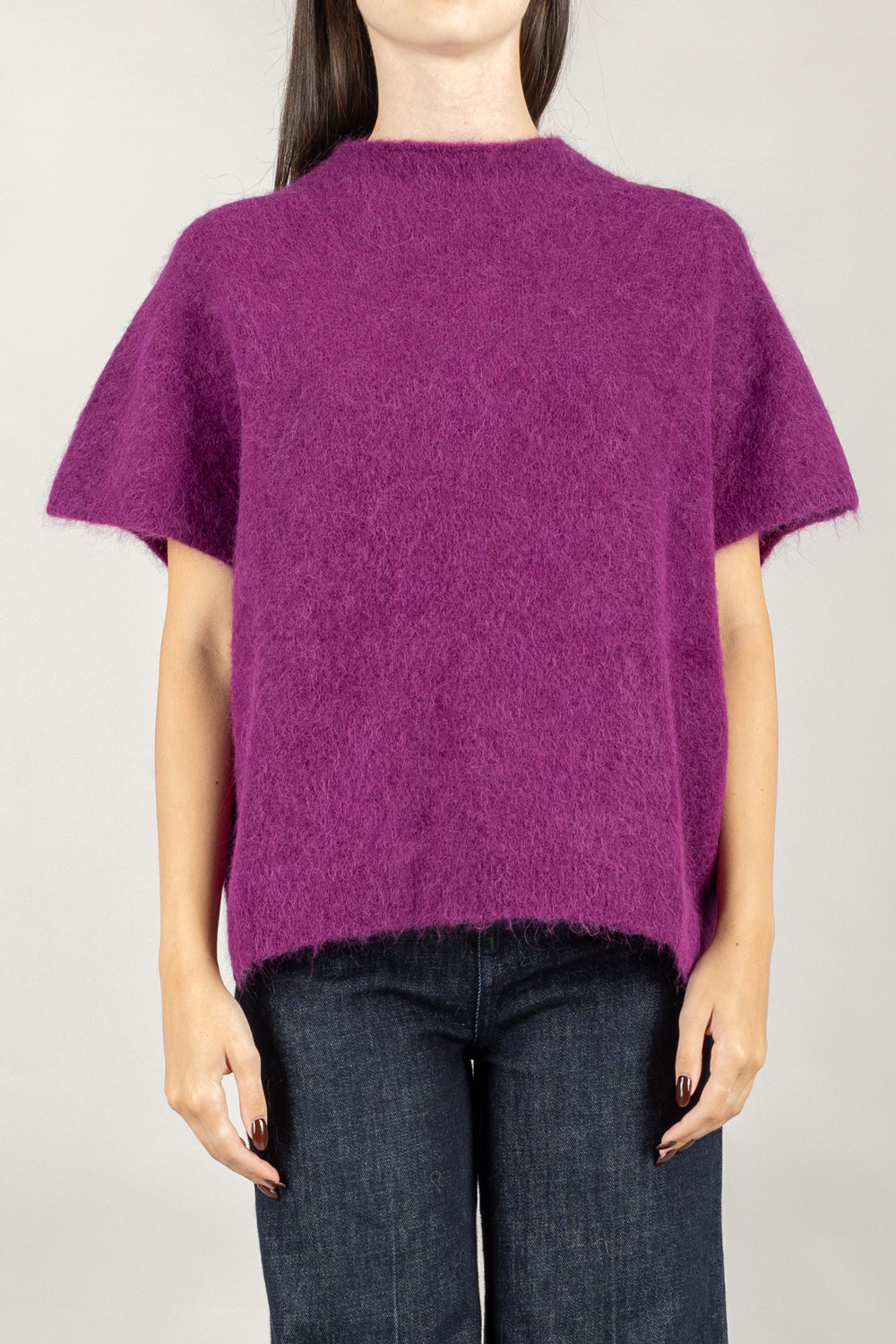 KONTATTO - 3M0874C - PONCHO MEZZA MANICA GIROCOLLO