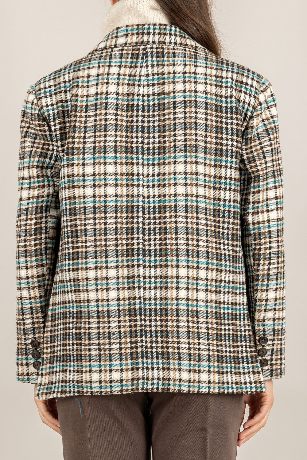 TENSIONE IN - 26B1503 - GIACCA CHECK MONOPETTO