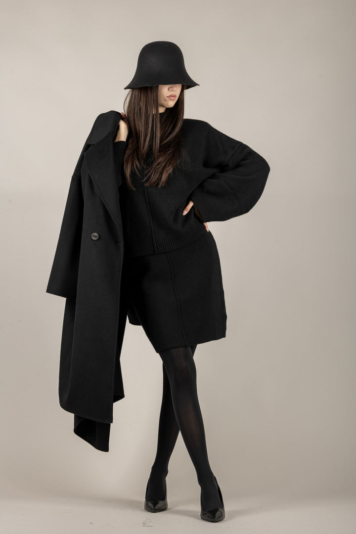 VICOLO - 77319F -  GONNA IN MAGLIA