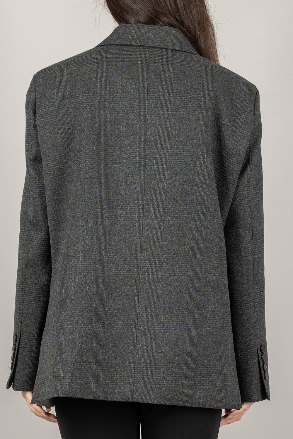 VICOLO - TF1815 - GIACCA CON TASCHINO CHIUSURA ASIMMETRICA