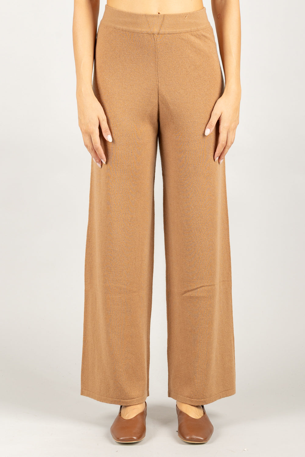VICOLO - 22164F - PANTALONE DRITTO IN MAGLIA