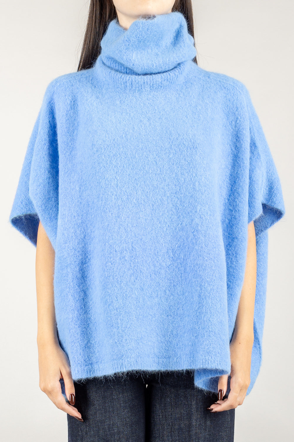 KONTATTO - 3M0864C -MAGLIA OVER COLLO ROTOLINO