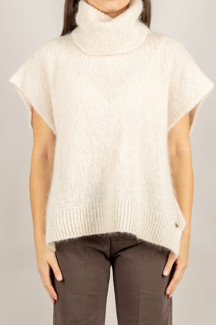 DIXIE - M277Y238 - MAGLIA MOHAIR COLLO ALTO