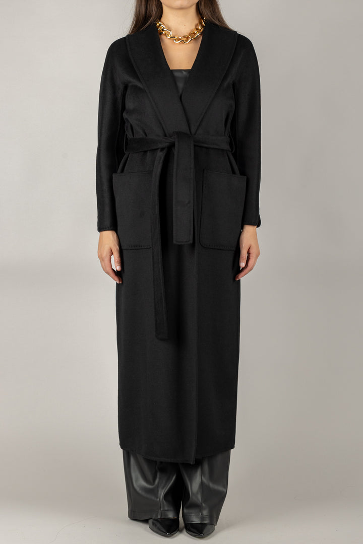 VICOLO - TF0004 - CAPPOTTO LUNGO CON CINTA