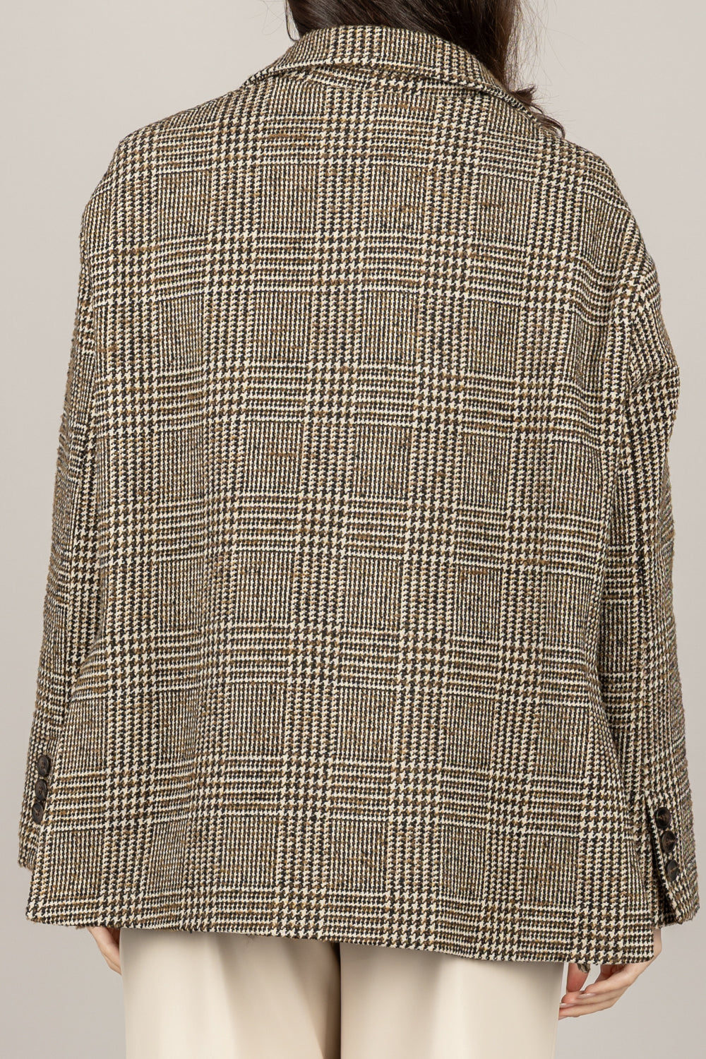 TENSIONE IN - 26B1370 - GIACCA PRINCIPE DI GALLES CON SPILLE