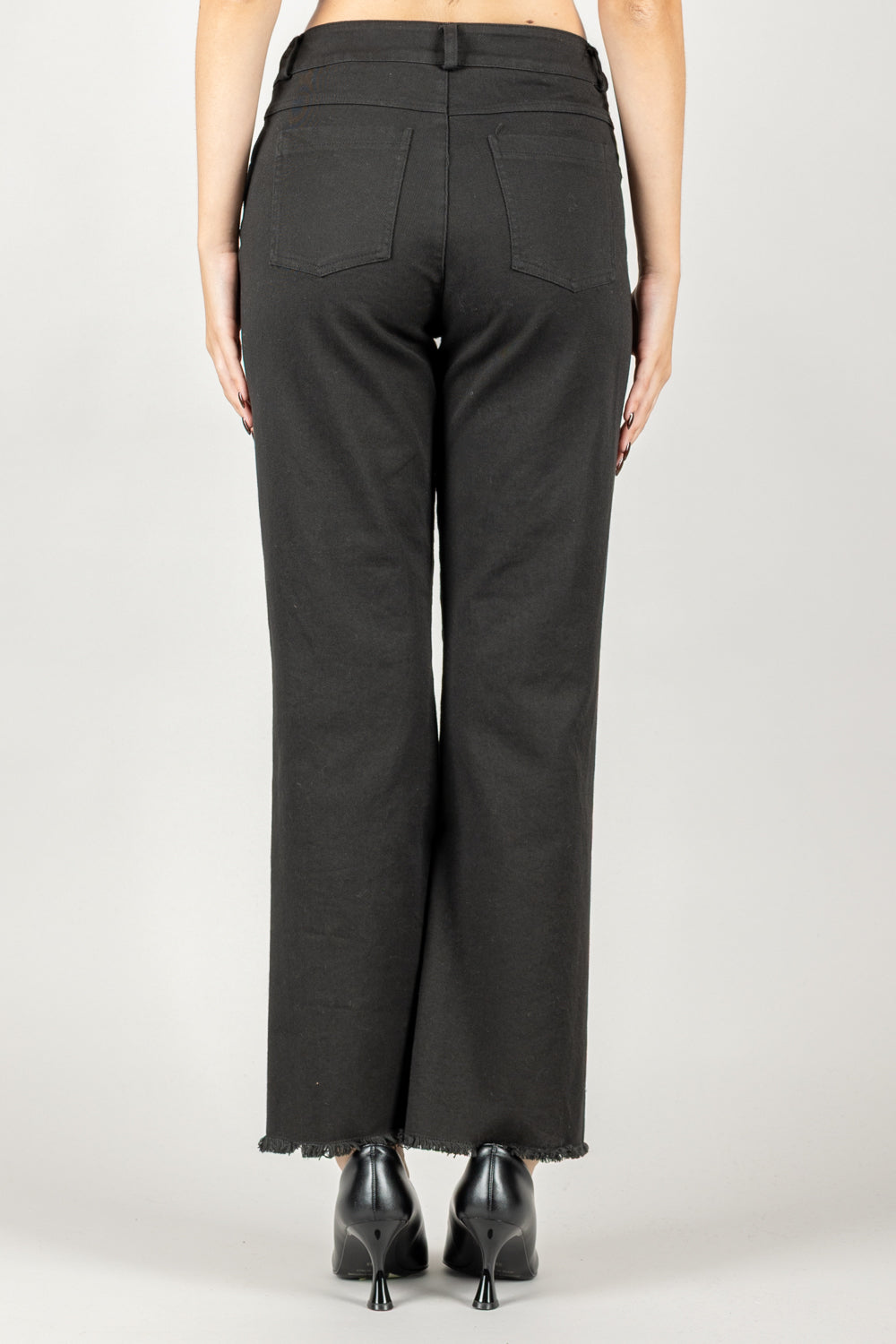 TENSIONE IN - PA5365 - JEANS DRITTO SFRANGIATO