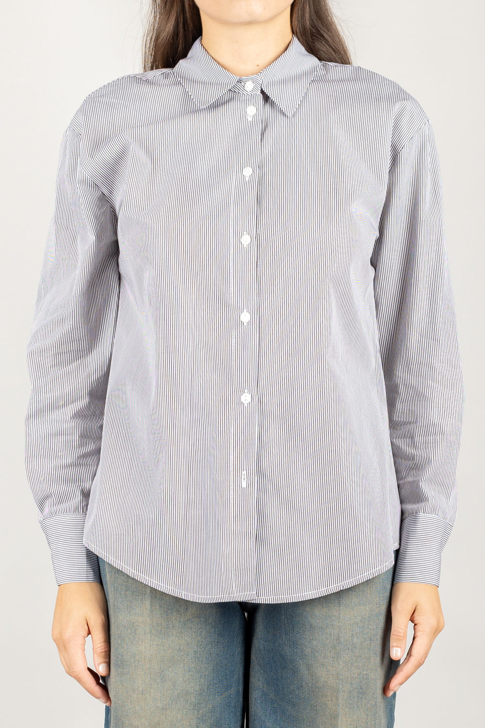 TENSIONE IN - 26C813 - CAMICIA OVER RIGATA