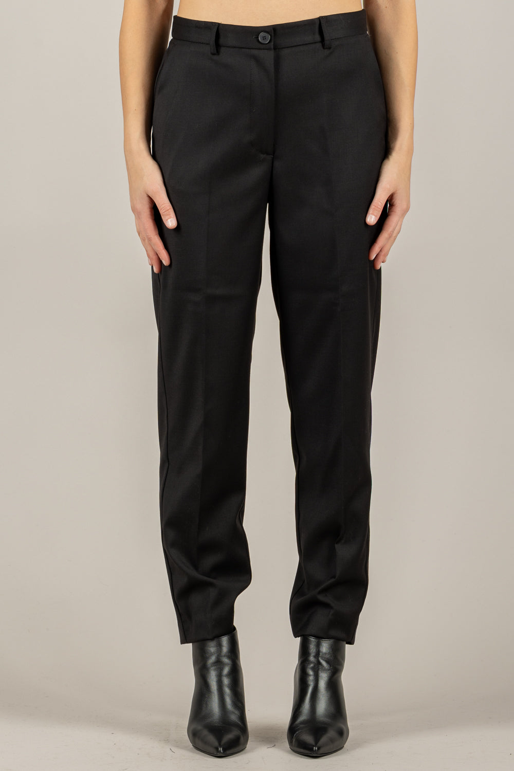 VICOLO - TF2094 - PANTALONE A SIGARETTA CON ELASTICO DIETRO