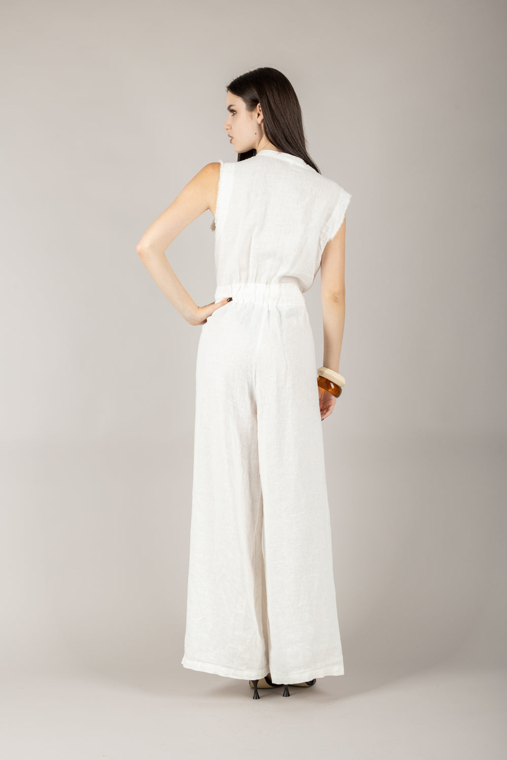 TENSIONE IN - S25UH23 - TUTA CON COULISSE E FIOCCO