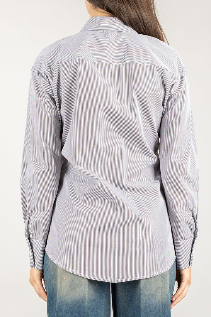 TENSIONE IN - 26C813 - CAMICIA OVER RIGATA
