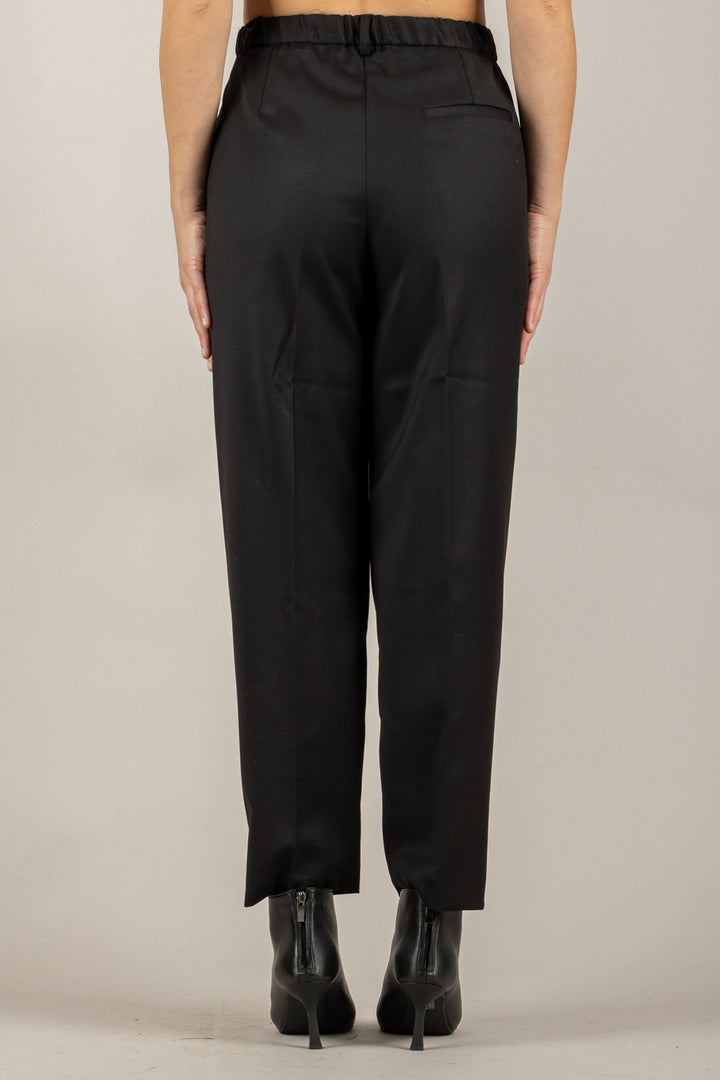 VICOLO - TF2094 - PANTALONE A SIGARETTA CON ELASTICO DIETRO