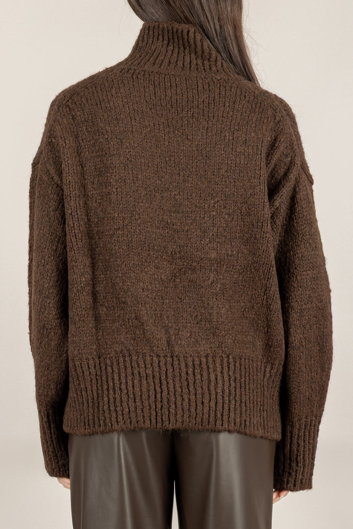 VICOLO - 33062F - MAGLIA COLLO ALTO