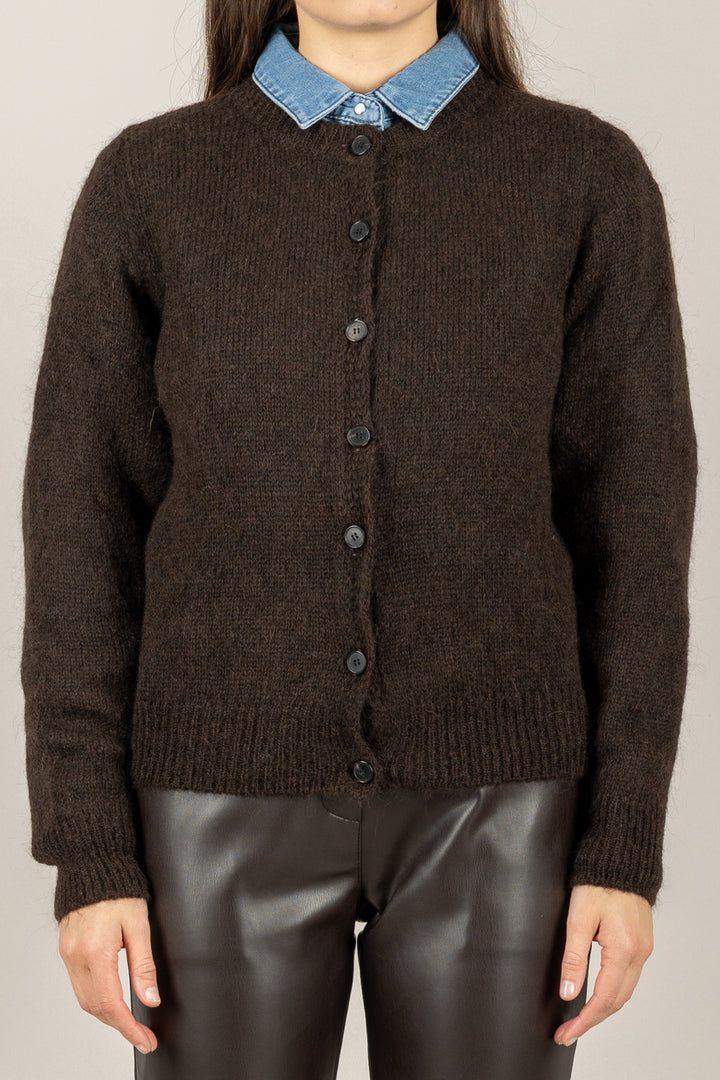 VICOLO - 55195F - CARDIGAN GIROCOLLO