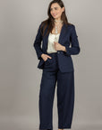 TENSIONE IN - 26B4001 - GIACCA PUNTO MILANO BLU
