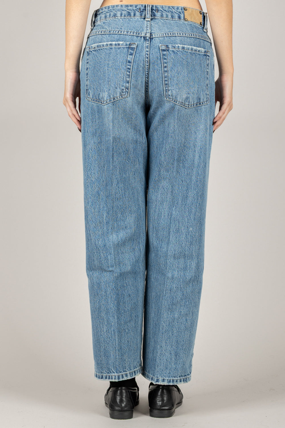 BLOOM  - JEANS  BETTA-INDIGO CROP
