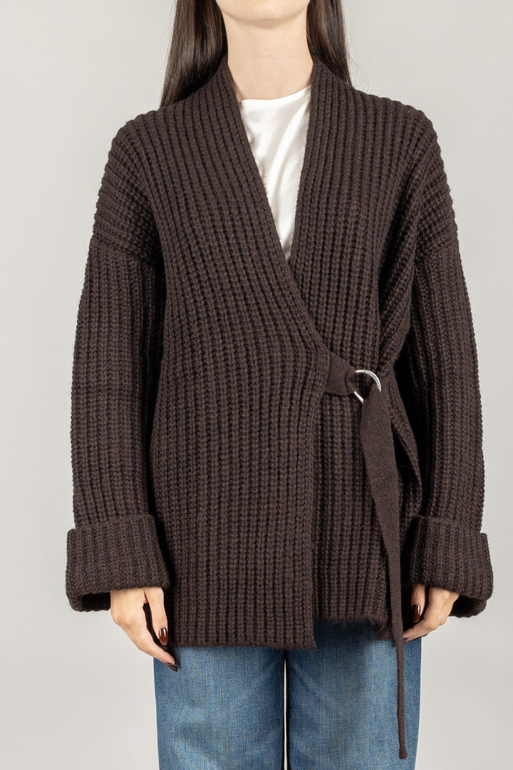 KONTATTO - 3M0924C - CARDIGAN CON CINTA