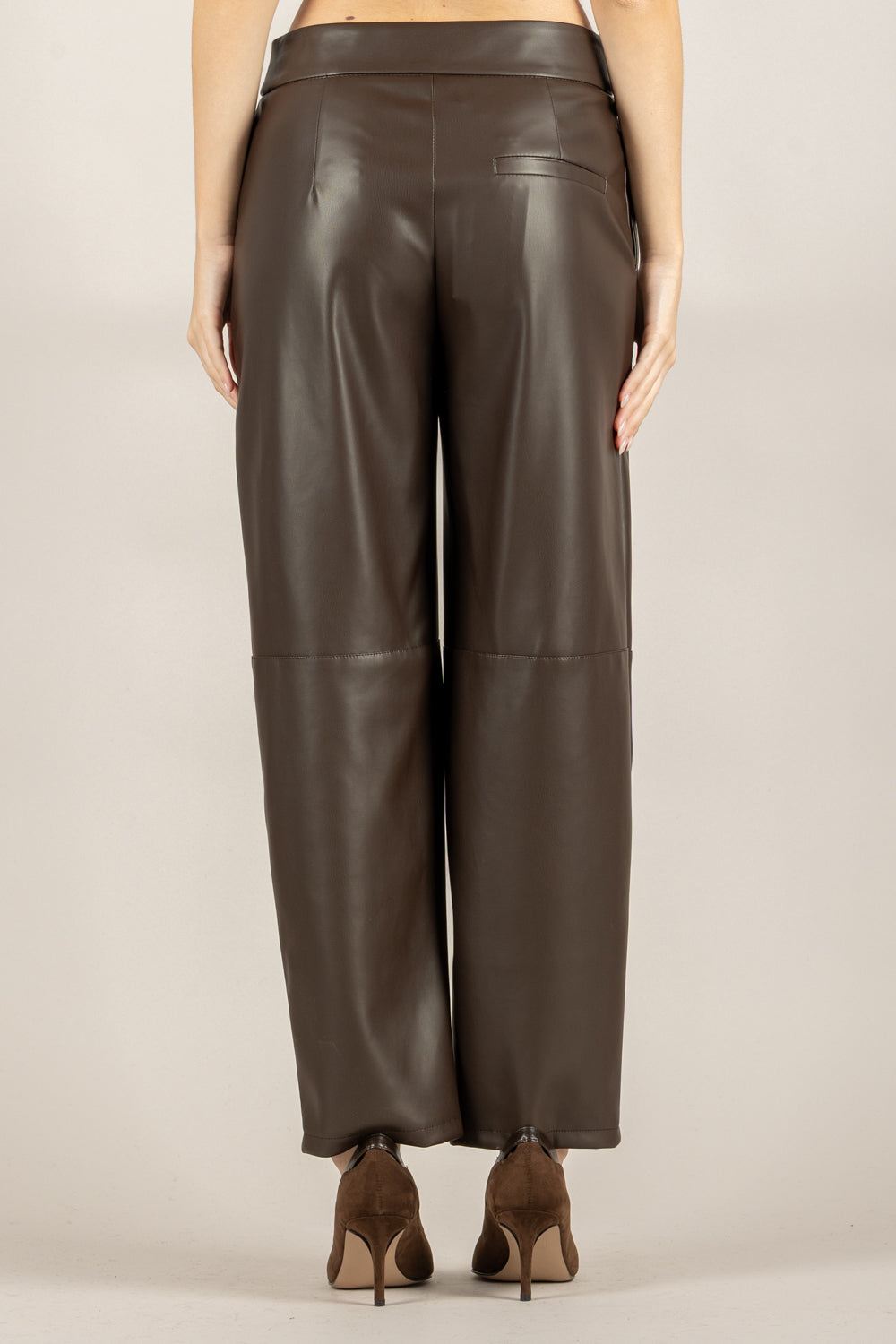 IMPERIAL - P6D5KGJ - PANTALONE ECOPELLE GAMBA DRITTA