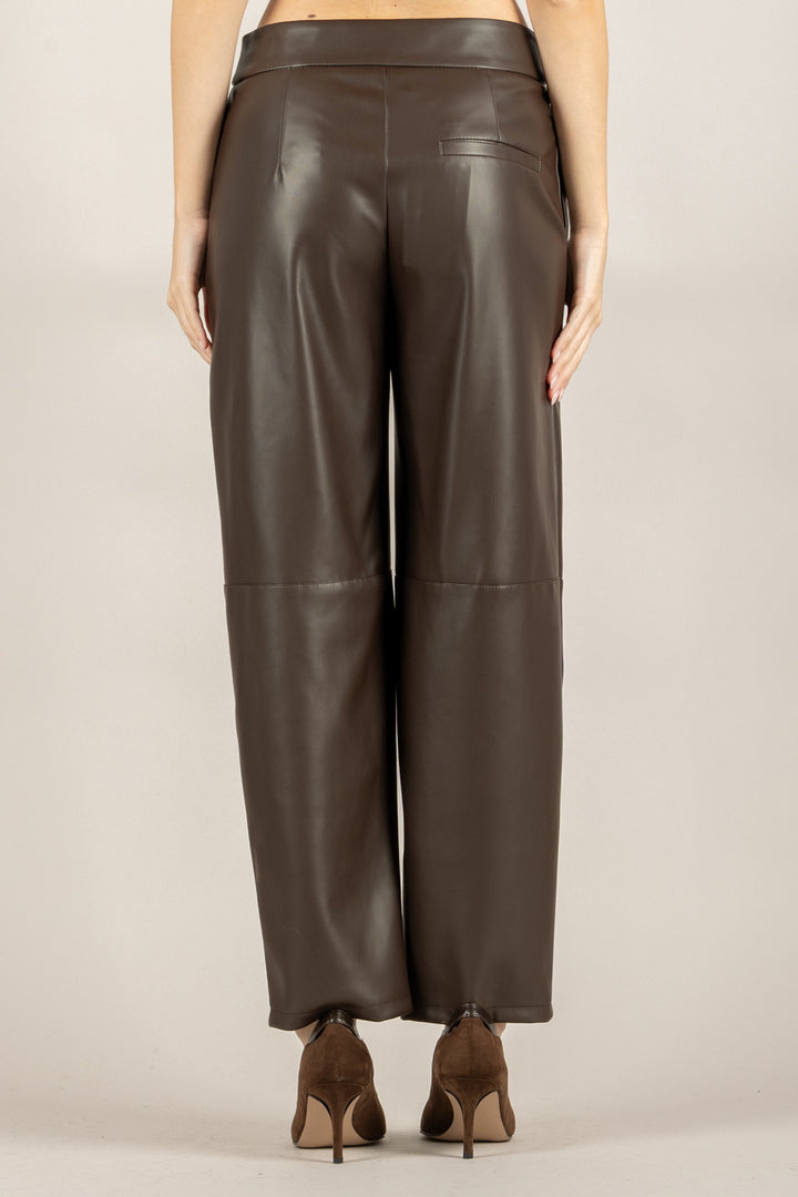 IMPERIAL - P6D5KGJ - PANTALONE ECOPELLE GAMBA DRITTA