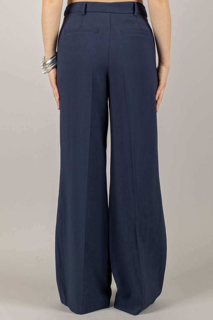 TENSIONE IN - 25P7454 - PANTALONE PALAZZO CON TASCHE