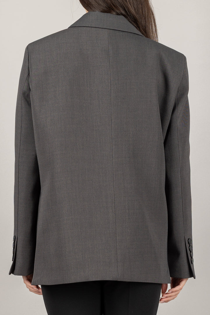 VICOLO - TF1701 - GIACCA CON CHIUSURA ASIMMETRICA