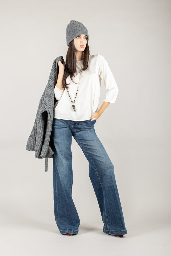 VICOLO - DF5103 - JEANS ELENA GAMBA DRITTA