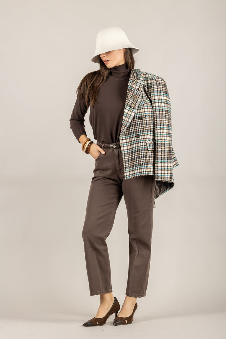 VICOLO - 22202F - MAGLIA COLLO ALTO