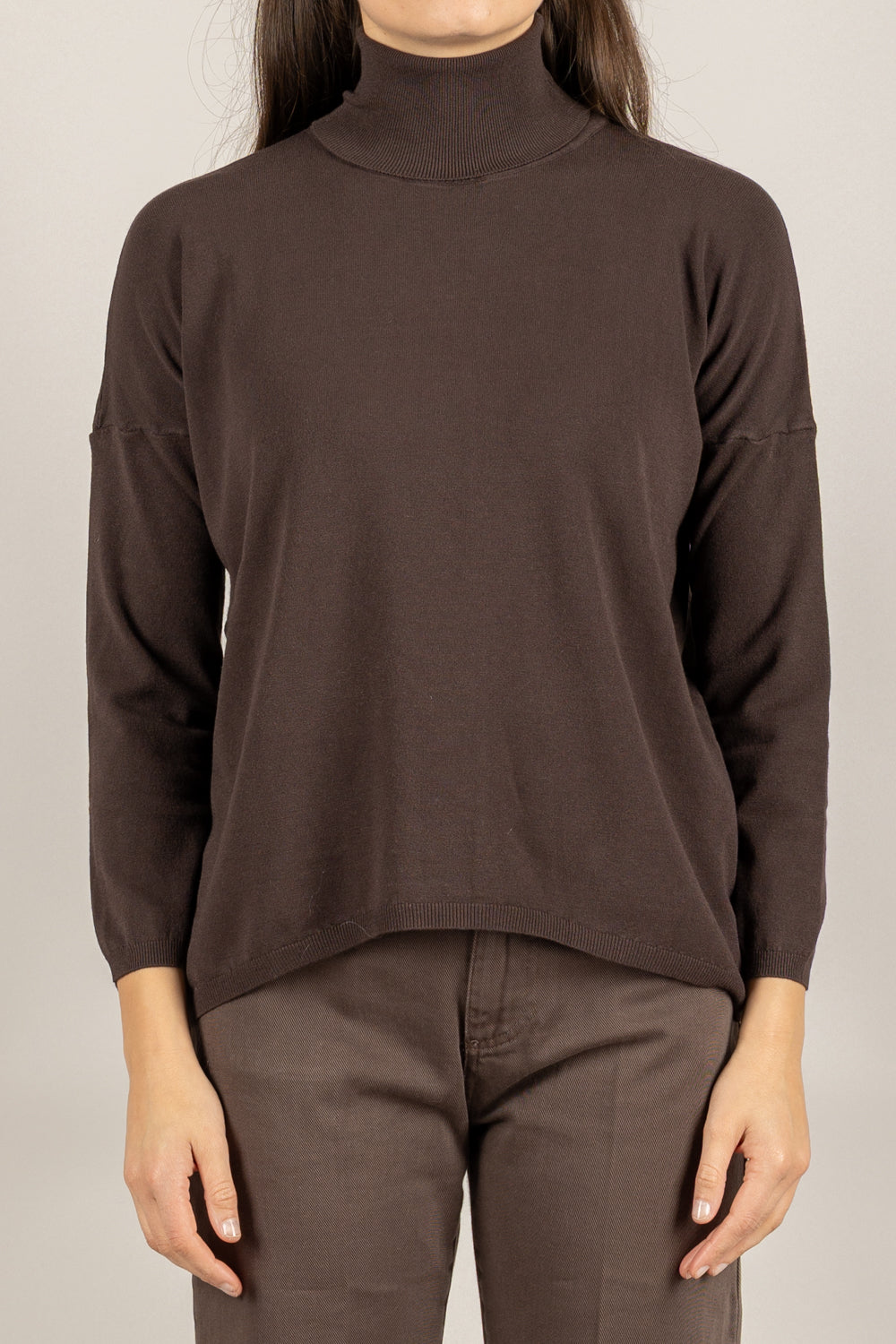 VICOLO - 22202F - MAGLIA COLLO ALTO