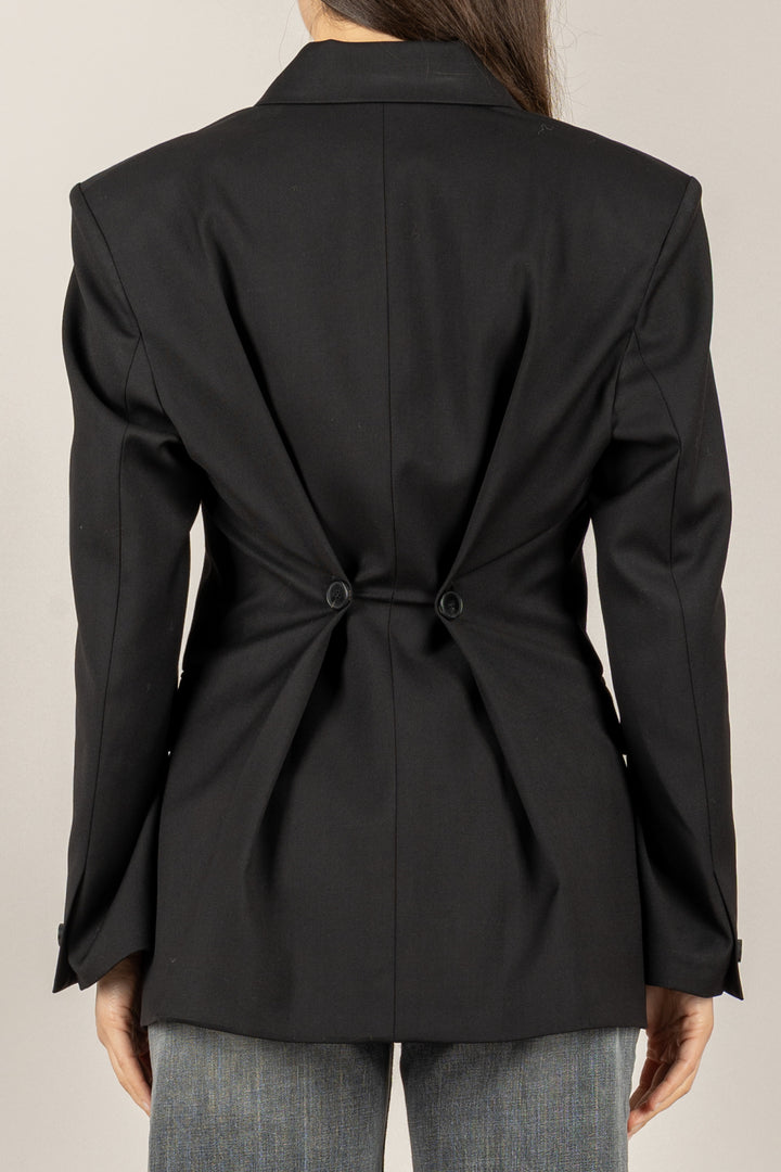 VICOLO - TF2044 - GIACCA DOPPIO PETTO SFIANCATA CON BOTTONI POSTERIORI