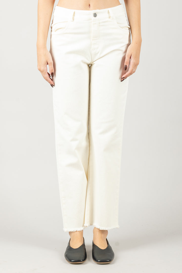 TENSIONE IN - PA5365 - JEANS DRITTO SFRANGIATO