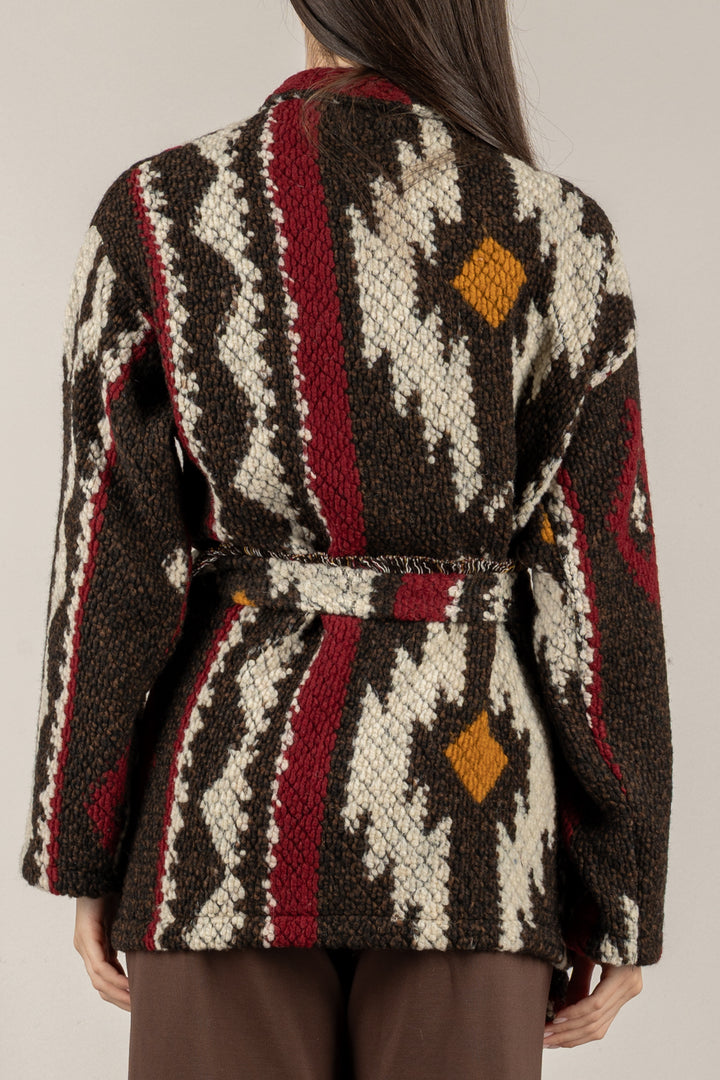 VICOLO - TF1980 - CARDIGAN FANTASIA ETNICA