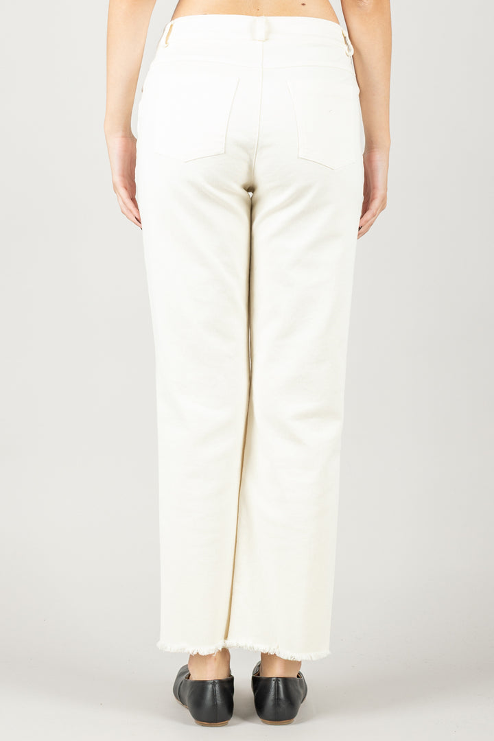 TENSIONE IN - PA5365 - JEANS DRITTO SFRANGIATO
