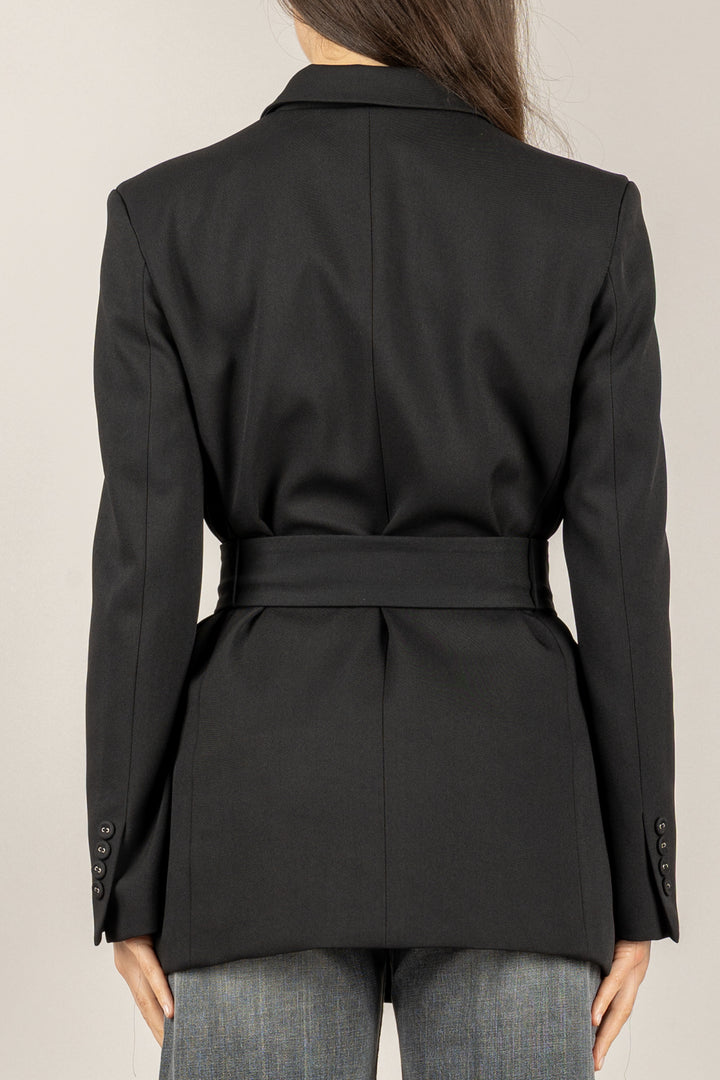 VICOLO - TF2043 - GIACCA DOPPIO PETTO CON CINTURA