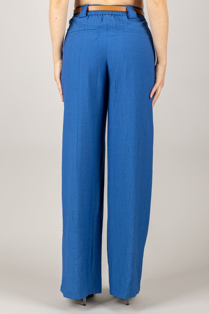 TENSIONE IN - 25P7789 - PANTALONE GOFFRATO CON CINTURA